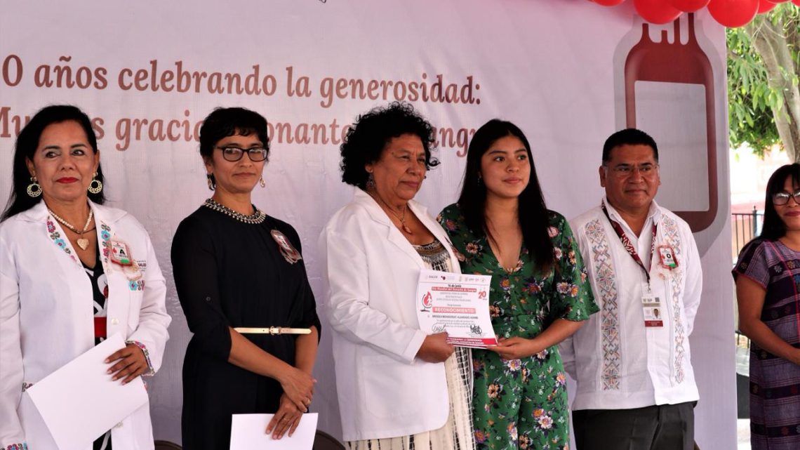 Inaugura Aidé Ibarez programa alusivo al Día Mundial del Donante de Sangre Inaugura Aidé Ibarez programa alusivo al Día Mundial del Donante de Sangre