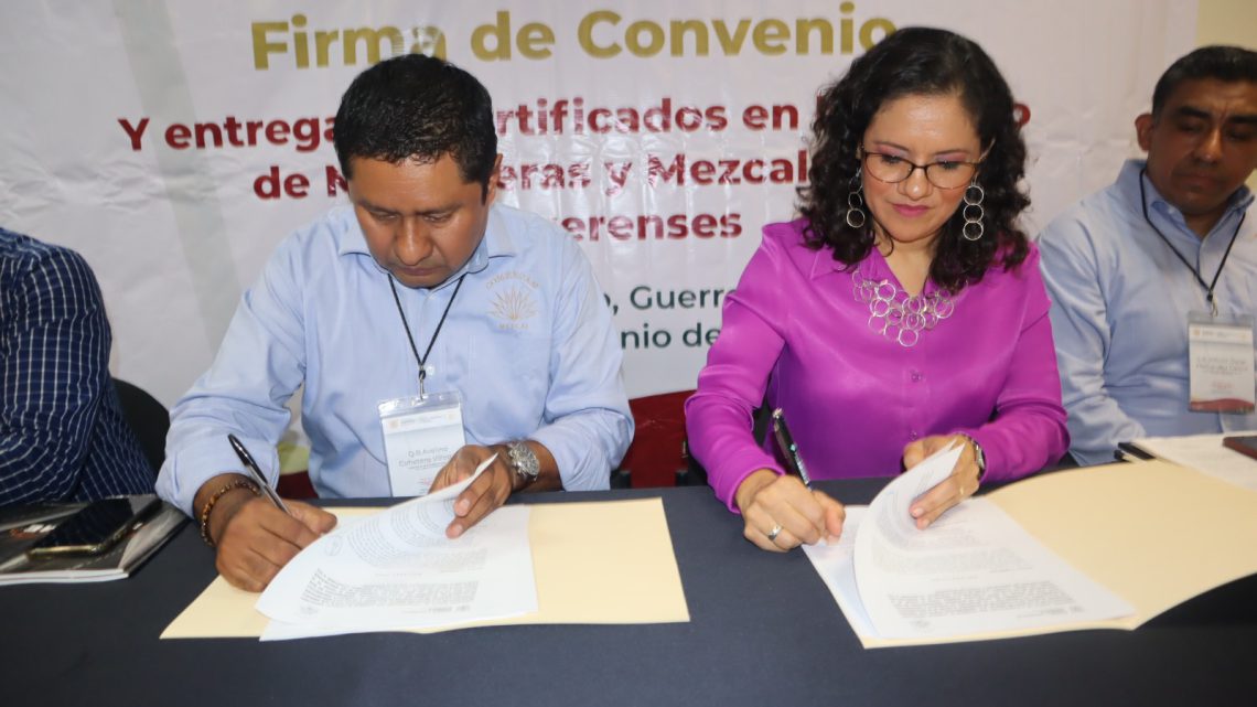 Firma SEFODECO y COMERCAN convenio para impulsar la certificación de la calidad del mezcal guerrerense Firma SEFODECO y COMERCAN convenio para impulsar la certificación de la calidad del mezcal guerrerense