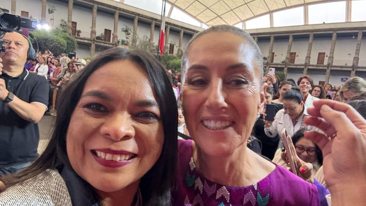 Asiste Beatriz Mojica al encuentro “Con Claudia llegamos todas” en la CDMX