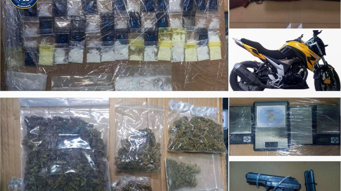 FGEGuerrero e instituciones de seguridad detienen a 3 personas por traer droga en Chilpancingo FGEGuerrero e instituciones de seguridad detienen a 3 personas por traer droga en Chilpancingo