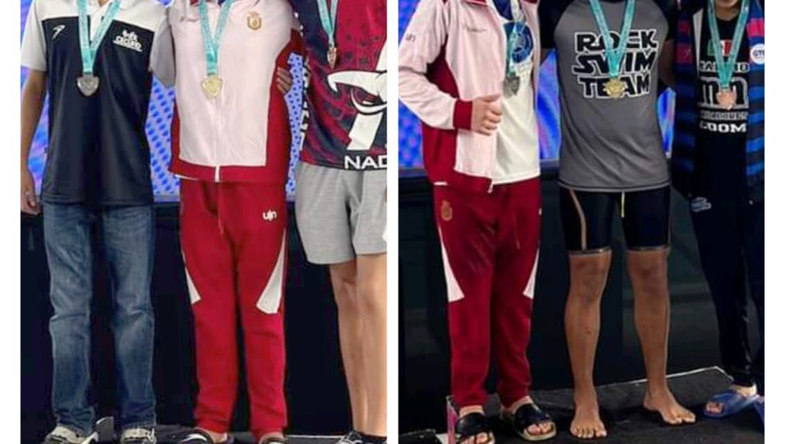Imparable Jacko Badillo Jr., gana su tercera medalla de oro en el Nacional de Natación Imparable Jacko Badillo Jr., gana su tercera medalla de oro en el Nacional de Natación