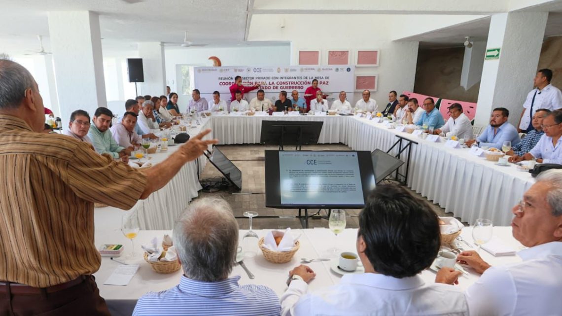 Integrantes de la Mesa de Coordinación para la Construcción de Paz se reúnen con empresarios del estado Integrantes de la Mesa de Coordinación para la Construcción de Paz se reúnen con empresarios del estado