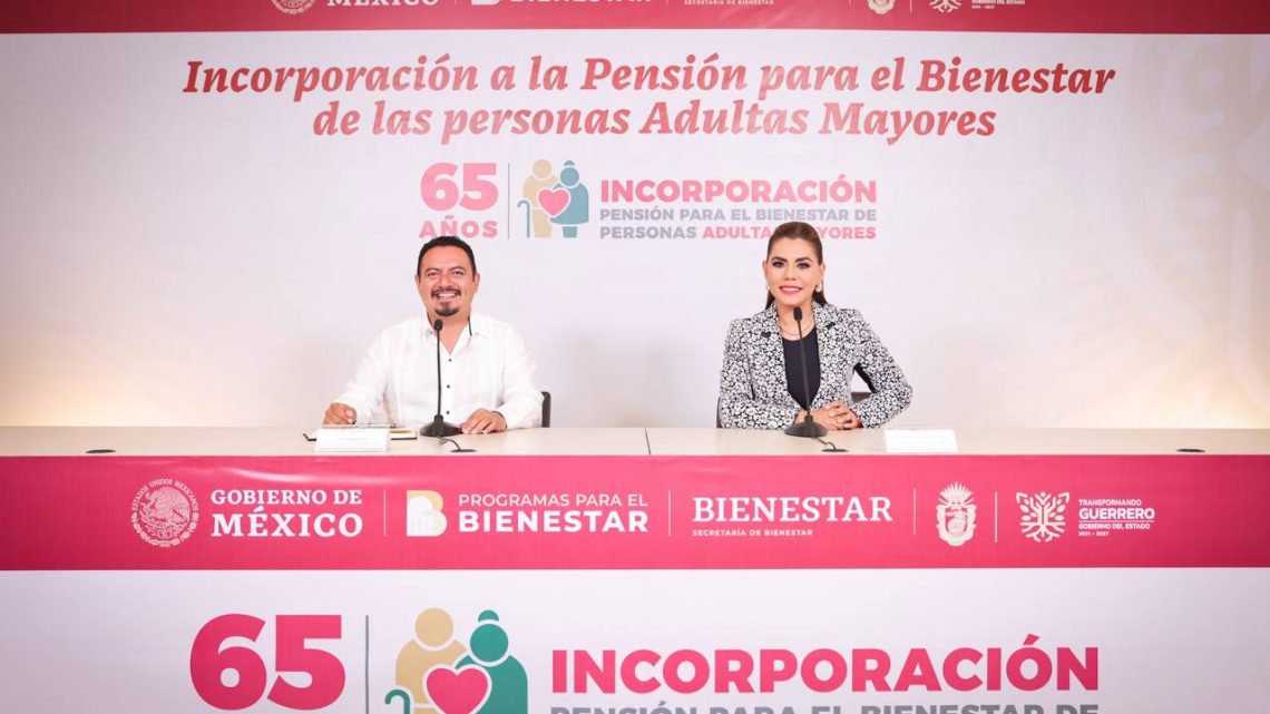 La gobernadora Evelyn Salgado y el delegado federal, Iván Hernández anuncian incorporación de beneficiarios al Programa de Pensión para el Bienestar de Adultos Mayores La gobernadora Evelyn Salgado y el delegado federal, Iván Hernández anuncian incorporación de beneficiarios al Programa de Pensión para el Bienestar de Adultos Mayores