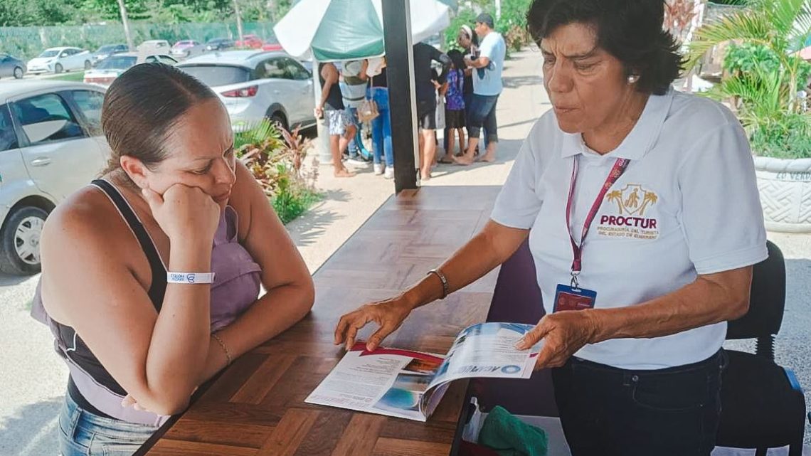 Cumple Evelyn Salgado con la atención al turista en temporada de verano 2024 Cumple Evelyn Salgado con la atención al turista en temporada de verano 2024