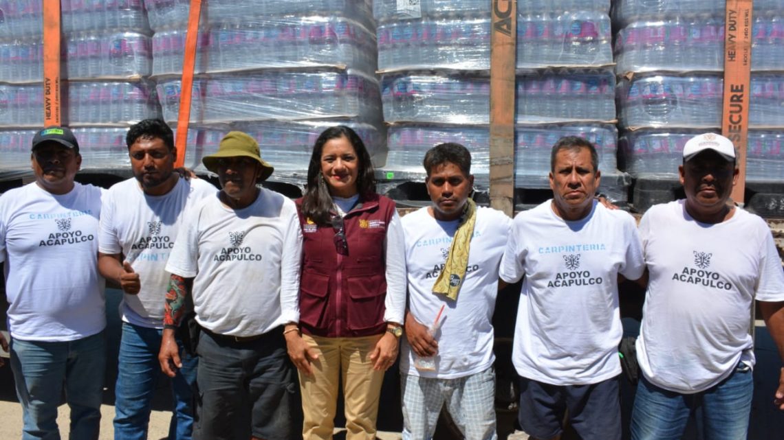 Recibe Gobierno del Estado donación de 43 mil 200 botellas de agua del Grupo Modelo México