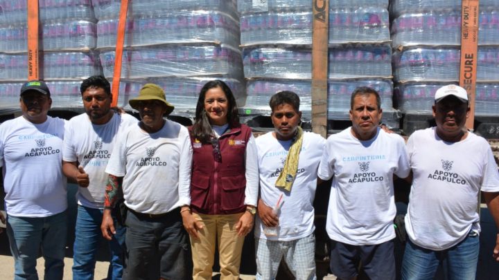 Recibe Gobierno del Estado donación de 43 mil 200 botellas de agua del Grupo Modelo México