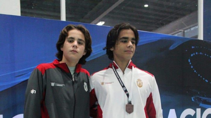 Destacan Jaime y “Jacko” Badillo Jr. en Campeonato de Natación en Querétaro
