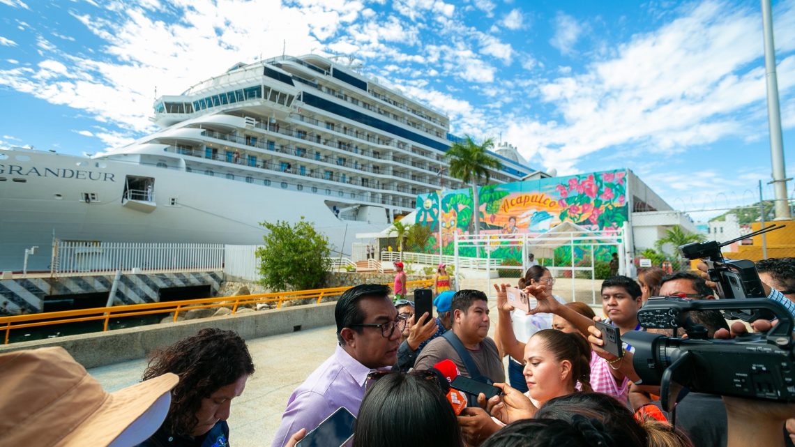 Gobierno del estado fortalece el segmento de cruceros para Guerrero Gobierno del estado fortalece el segmento de cruceros para Guerrero
