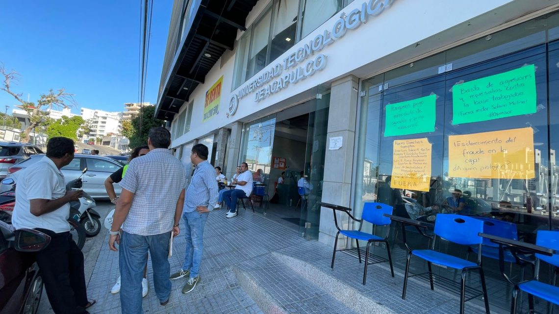 Cumple casi un mes de paro la Universidad Tecnológica de Acapulco Cumple casi un mes de paro la Universidad Tecnológica de Acapulco
