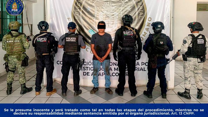 📍La FGEGuerrero, DEFENSA, GN, SSyPC y SSPGro, detienen a un hombre por el multihomicidio de una familia en San Pedro Cacahuatepec