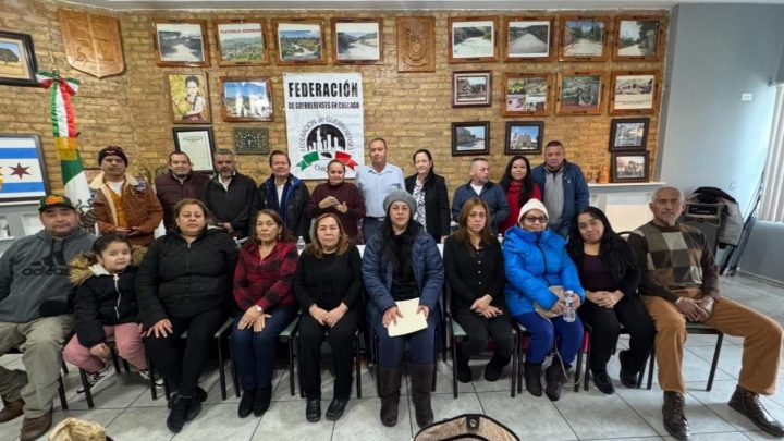 Presenta SEMAIGro programa “Guerrero te Respalda” al Club Migrantes de Sasamulco en Illinois