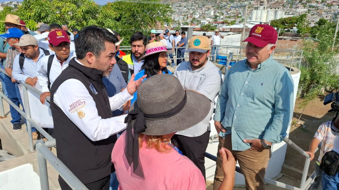 Supervisan CONAGUA, CAPASEG y SECTUR obras de saneamiento en Acapulco