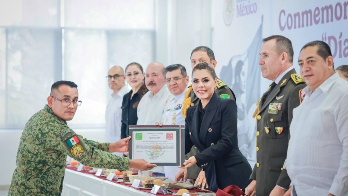 Evelyn Salgado conmemora el 112 Aniversario del Ejército Mexicano Evelyn Salgado conmemora el 112 Aniversario del Ejército Mexicano