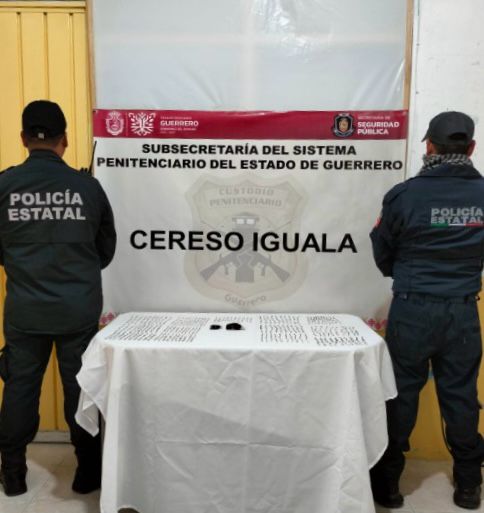 SSP Guerrero decomisa presunta droga en el CERESO de Iguala SSP Guerrero decomisa presunta droga en el CERESO de Iguala