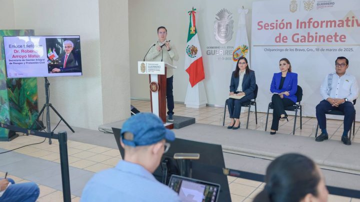 Encabeza Evelyn Salgado sesión informativa de gabinete con resultados en turismo, fomento económico y atención a incendios forestales en Guerrero