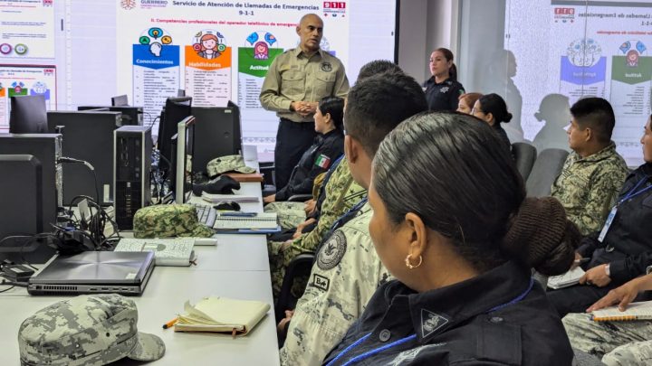 LA SSP Guerrero refuerza la profesionalización del personal del Sistema 9-1-1 para mejorar la atención a emergencias