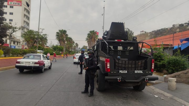 Presencia permanente de la Policía Estatal en el Mercado Central de Chilpancingo