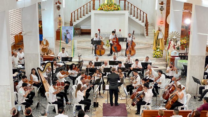 Clausura la Filarmónica de Acapulco la Expo Feria “San José 2025” en San Jerónimo