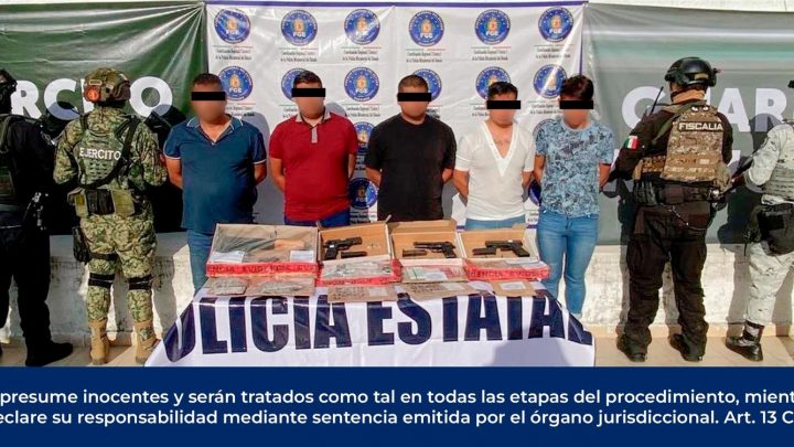 #FGEGuerrero cumplimenta orden de aprehensión por homicidio calificado en contra de 5 hombres en Chilpancingo.
