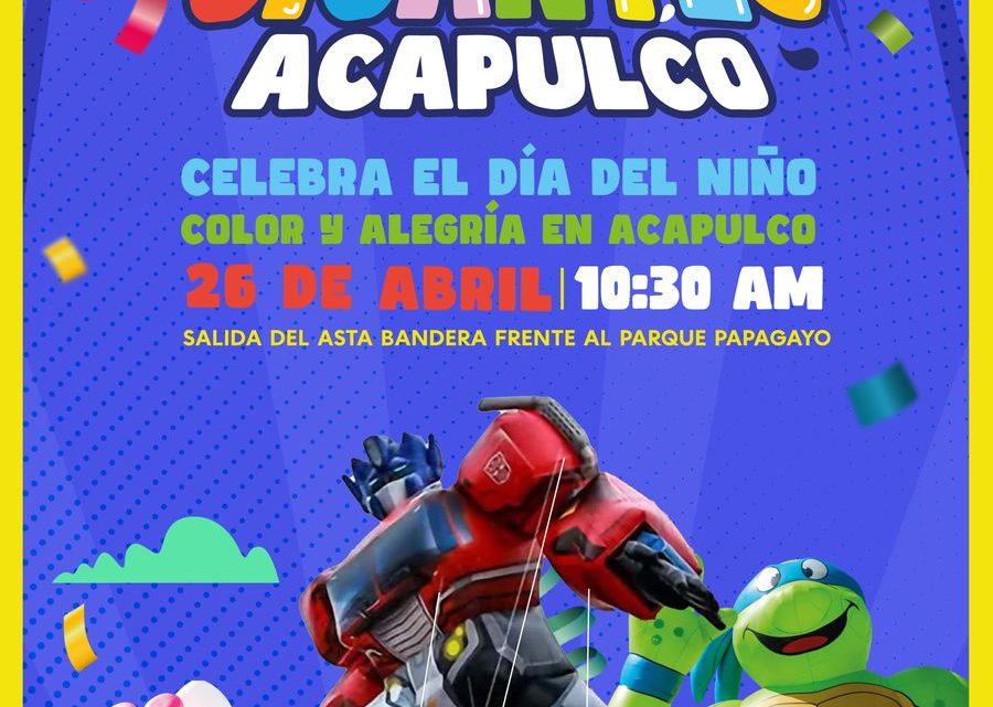 Acapulco se llena de magia y color con desfile de globos gigantes este 26 de abril