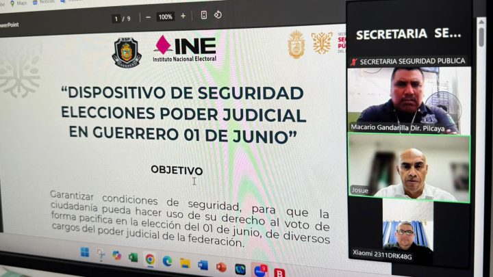 En Guerrero se refuerzan acciones por la jornada electoral del 1 de junio