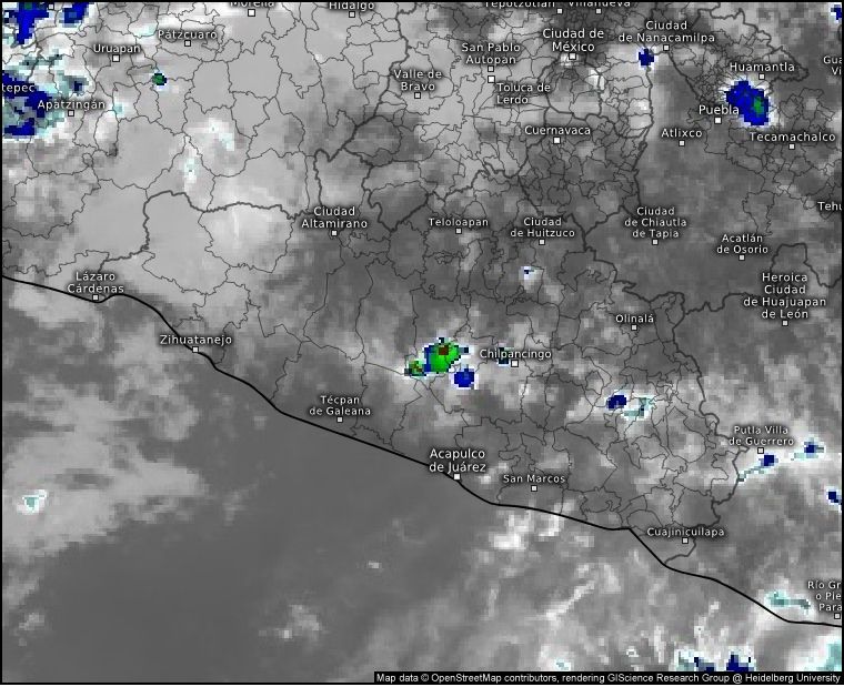 Se pronostican lluvias moderadas a fuertes en Guerrero Se pronostican lluvias moderadas a fuertes en Guerrero