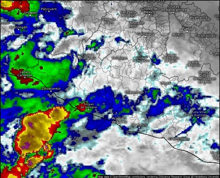 Se prevén más lluvias de fuertes a intensas y oleaje elevado en Guerrero: SGIRPCGro Se prevén más lluvias de fuertes a intensas y oleaje elevado en Guerrero: SGIRPCGro