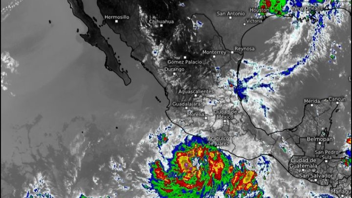 Se formó la Tormenta Tropical “Dalila” frente a las costas de Guerrero