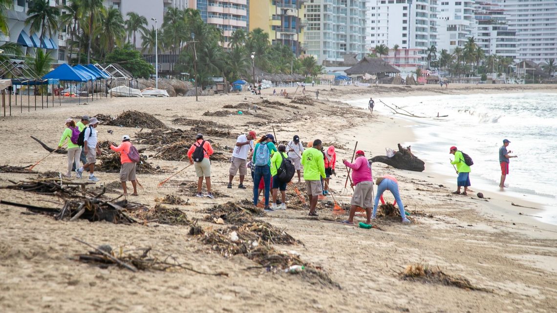 El Gobierno de Guerrero, en coordinación con Fonatur Infraestructura y el sector turístico, refuerza las labores de limpieza en las playas de Acapulco El Gobierno de Guerrero, en coordinación con Fonatur Infraestructura y el sector turístico, refuerza las labores de limpieza en las playas de Acapulco