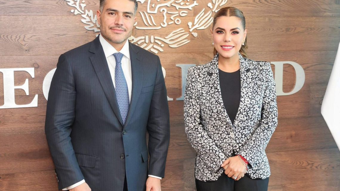 Evelyn Salgado y García Harfuch refuerzan coordinación en seguridad para Guerrero