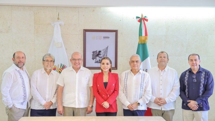 Evelyn Salgado se reúne con el Comité Organizador de la 36 Convención Internacional de Minería