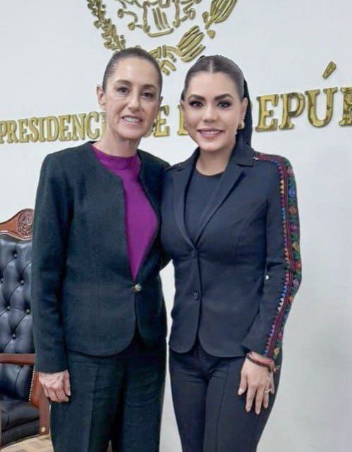 Evelyn Salgado se reúne con Claudia Sheinbaum en sesión de Gabinete de Seguridad Nacional