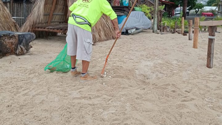 Continúa Promotora de Playas limpieza en la bahía de Acapulco