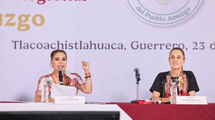 Sheinbaum presenta plan de Justicia del Pueblo amuzgo