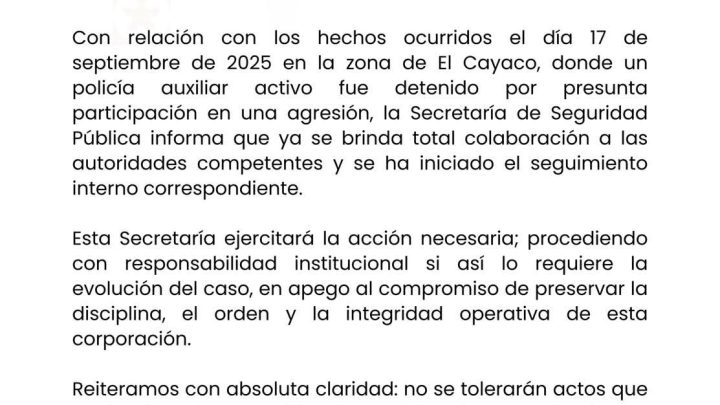 Detienen a policía de la SSP en Acapulco por agredir a un hombre en El Cayaco