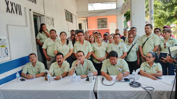 Lanzan ultimátum a Abelina López empleados de CAPAMA con tomar instalaciones
