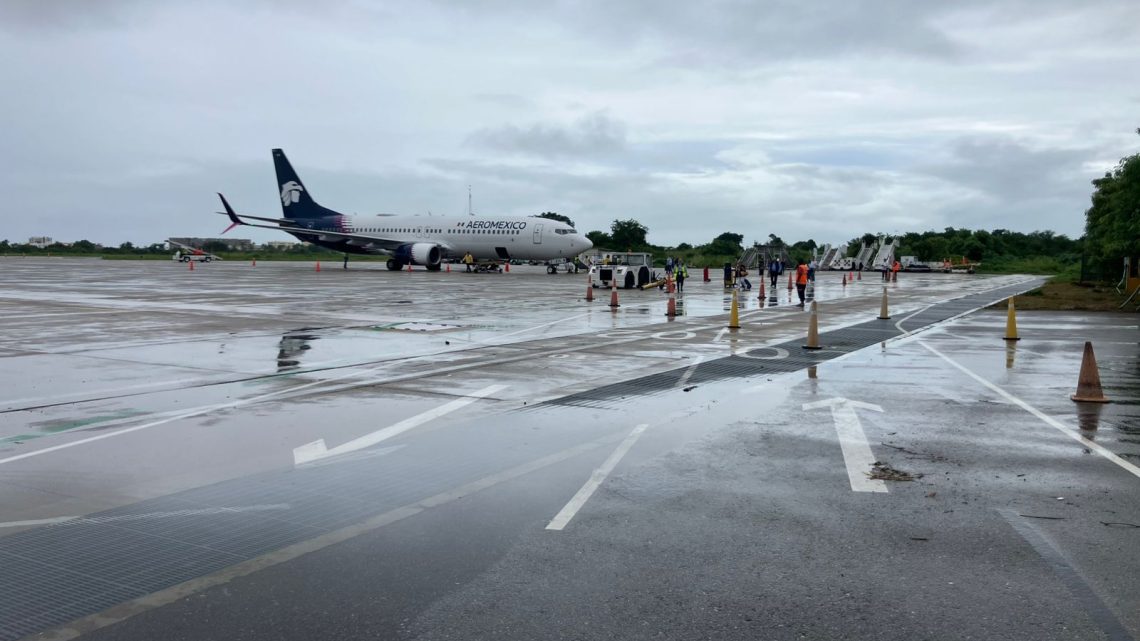 Aeropuerto de Acapulco opera con normalidad tras lluvias de la madrugada