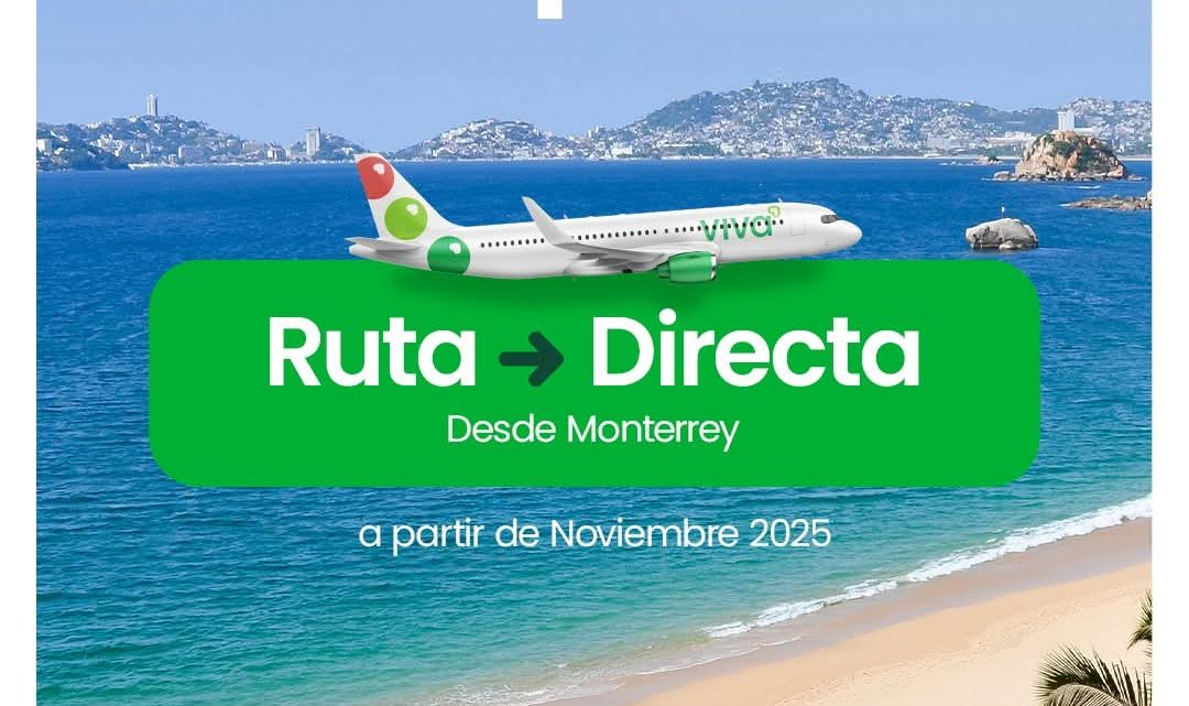 Evelyn Salgado fortalece la conectividad aérea con la nueva ruta Acapulco- Monterrey