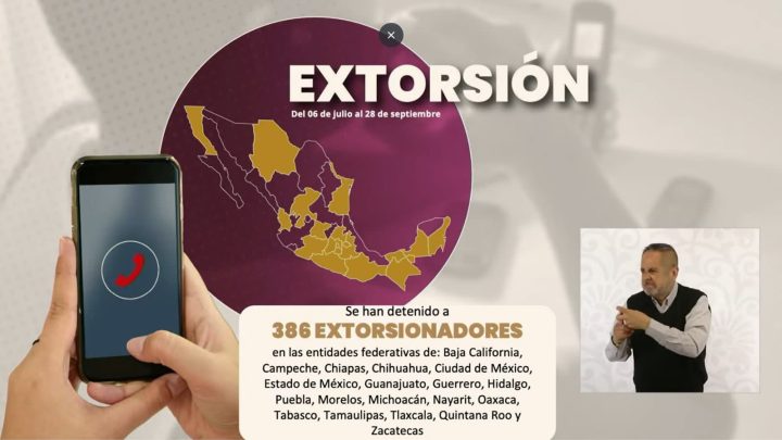 Guerrero entre los estados con más detenciones por delito de extorsión