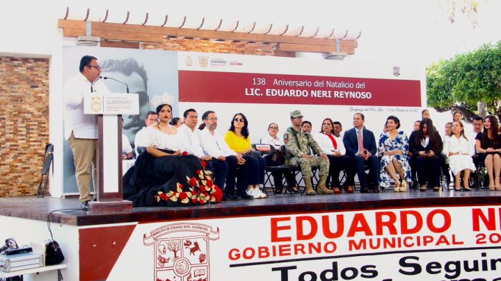 Conmemoran el aniversario del natalicio de Eduardo Neri Reynoso