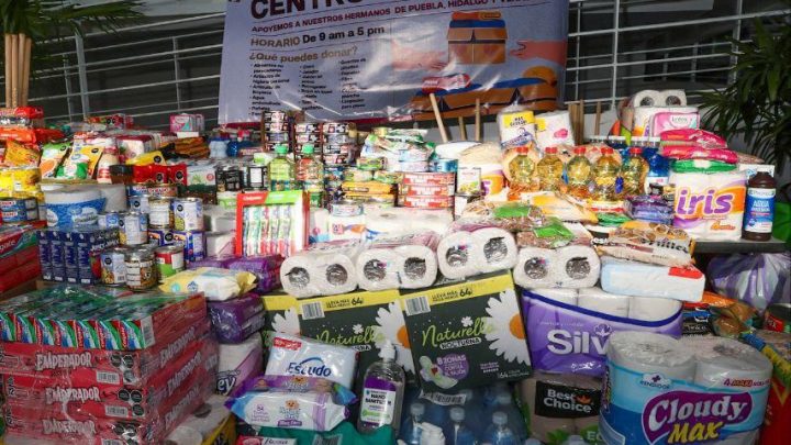 Gobierno de Guerrero se solidariza con estados afectados por las lluvias, instala centro de acopio de ayuda humanitaria en Acapulco