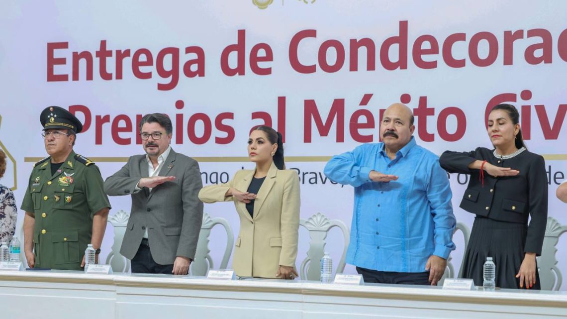 Evelyn Salgado encabeza entrega Condecoraciones y Premios al Mérito Civil 2025