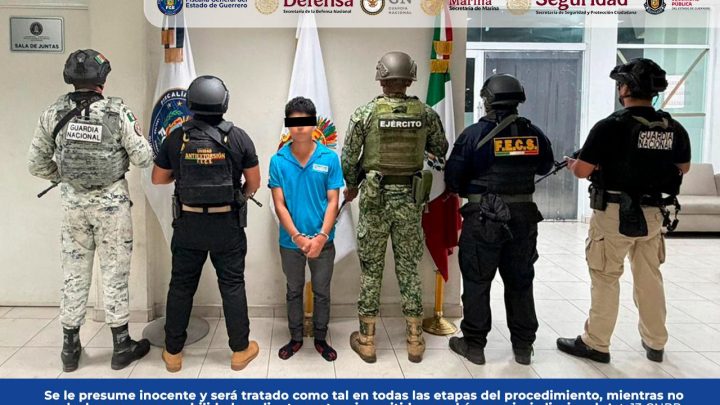 Fiscalía General del Estado detiene en flagrancia a presunto extorsionador en Acapulco