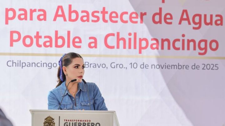 Destina Evelyn Salgado más de 135 MDP en obras para reforzar el abasto de agua potable en Chilpancingo