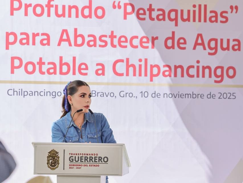 Destina Evelyn Salgado más de 135 MDP en obras para reforzar el abasto de agua potable en Chilpancingo