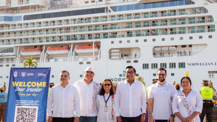 El Hogar del Sol recibe al octavo crucero del año con más de 3 mil 200 personas a bordo