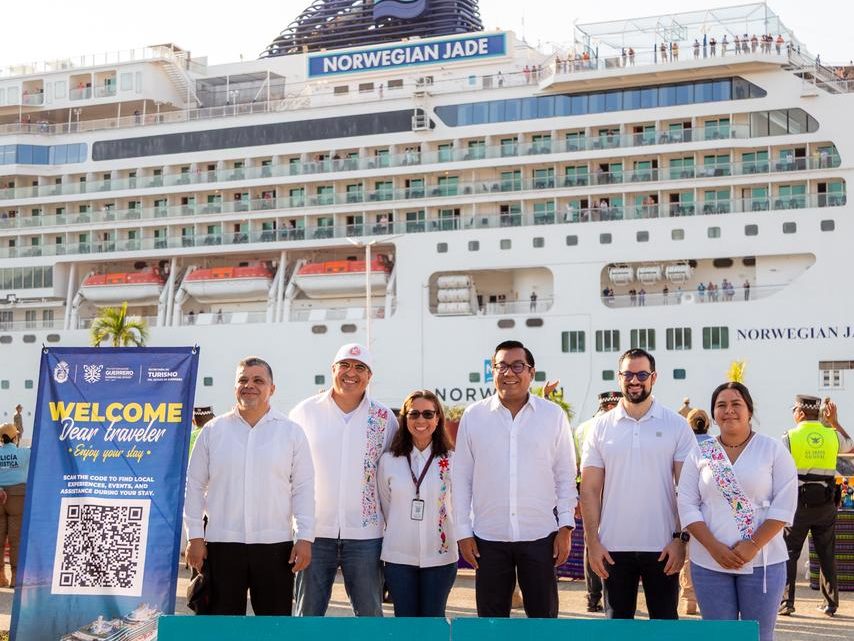 El Hogar del Sol recibe al octavo crucero del año con más de 3 mil 200 personas a bordo
