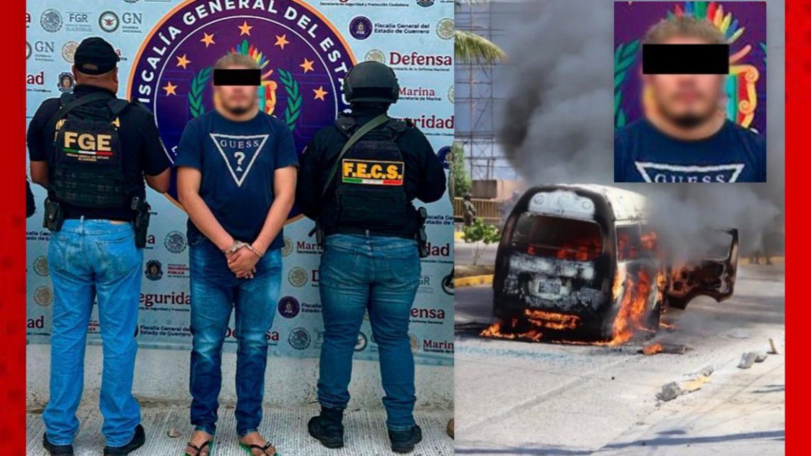 Cae “El Piter” jefe de plaza del CJNG, tras jornada violenta en Acapulco; lo vinculan con quema de camiones