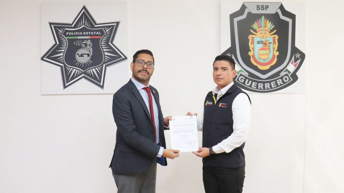 Nombra titular de la SSP Guerrero a nuevo Rector de la Universidad Policial del Estado de Guerrero